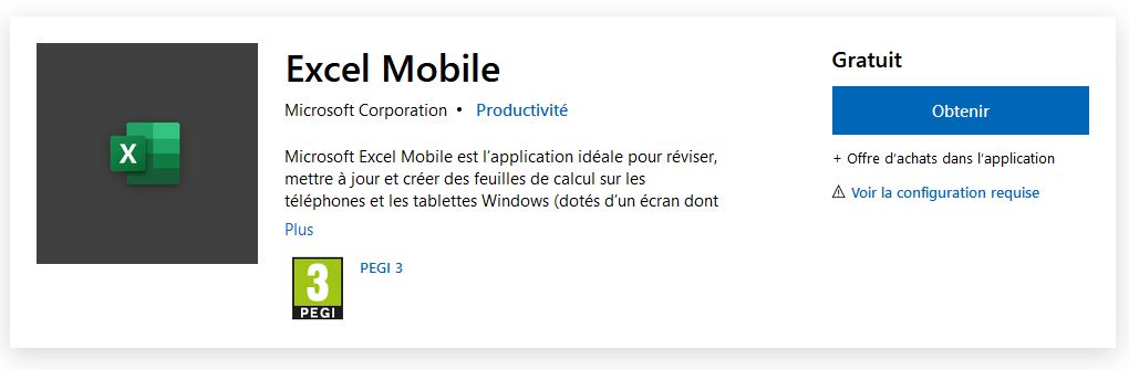 Comment avoir excel gratuitement sur windows 10