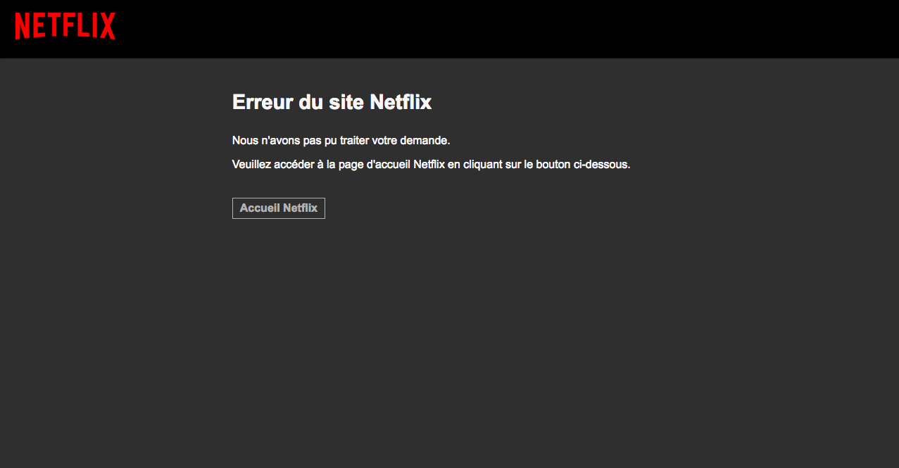 netflix veuillez reessayer plus tard